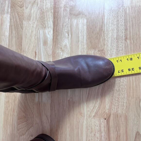 Cole Haan Boots Women's Size 8.5 B Dorian Leather Fabric Stretch Riding - Picture 9 of 12
